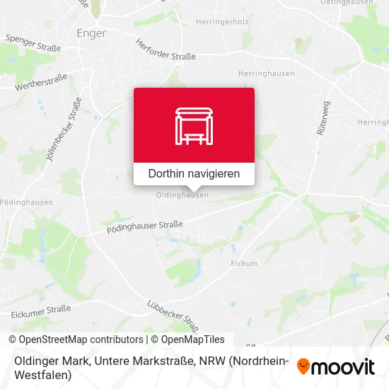 Oldinger Mark, Untere Markstraße Karte