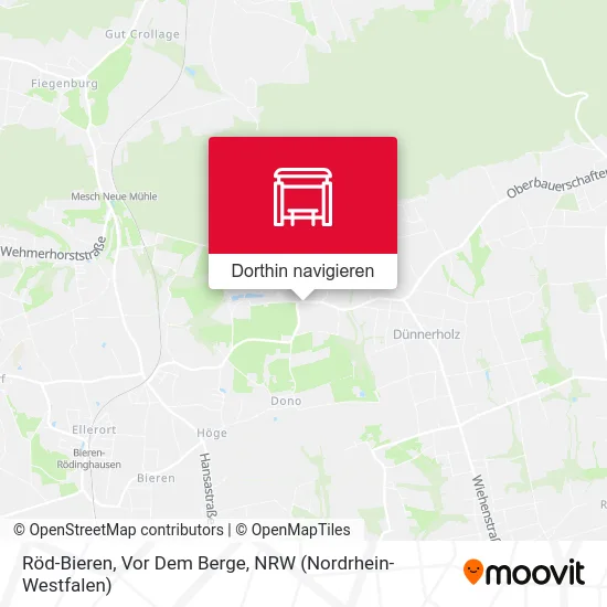 Röd-Bieren, Vor Dem Berge Karte