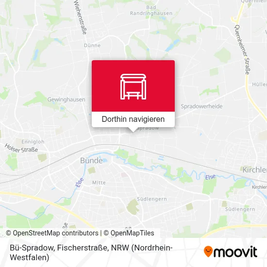 Bü-Spradow, Fischerstraße Karte