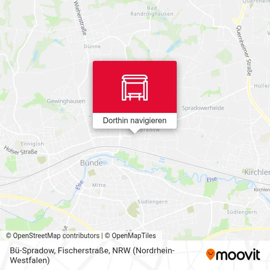 Bü-Spradow, Fischerstraße Karte