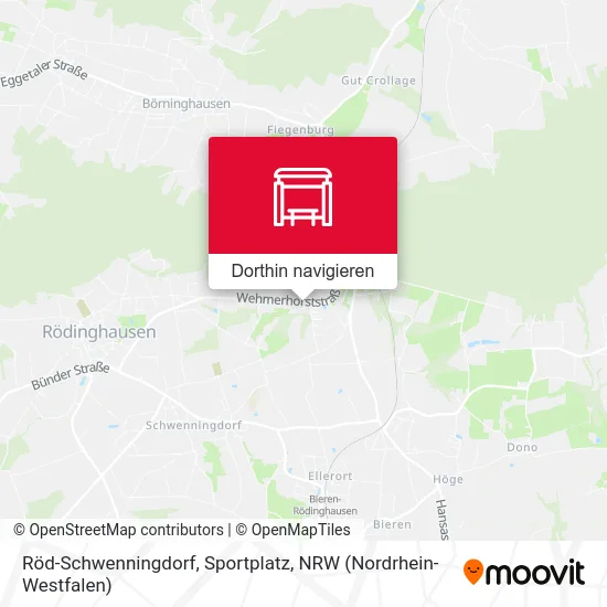 Röd-Schwenningdorf, Sportplatz Karte