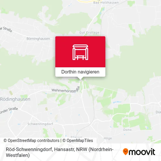 Röd-Schwenningdorf, Hansastr Karte