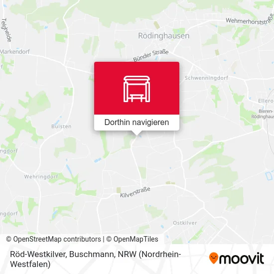 Röd-Westkilver, Buschmann Karte