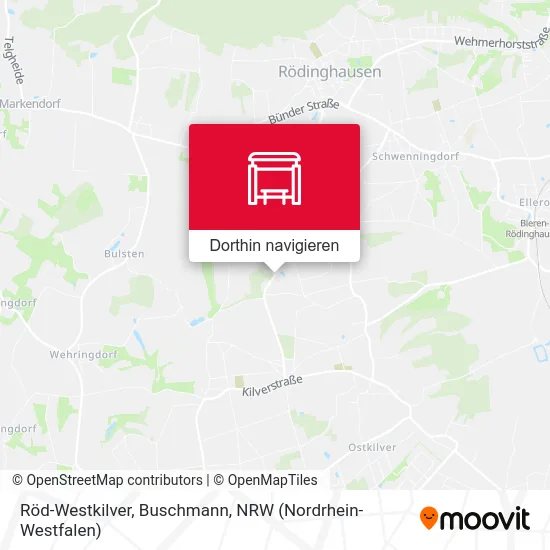 Röd-Westkilver, Buschmann Karte