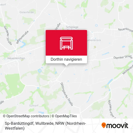 Sp-Bardüttingdf, Wullbrede Karte