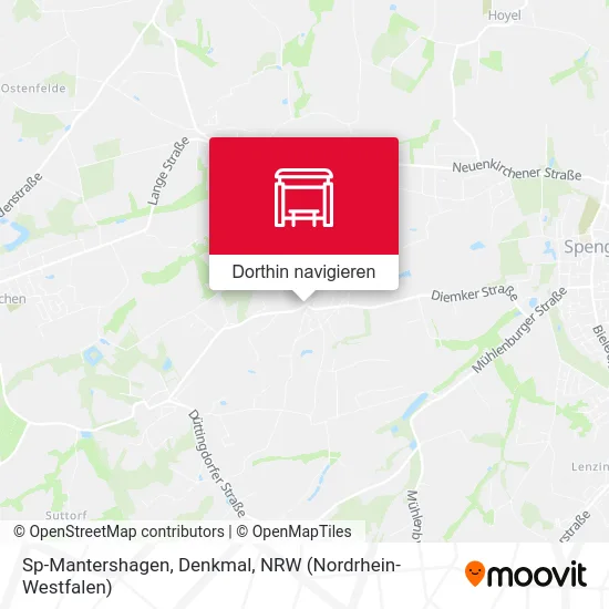 Sp-Mantershagen, Denkmal Karte