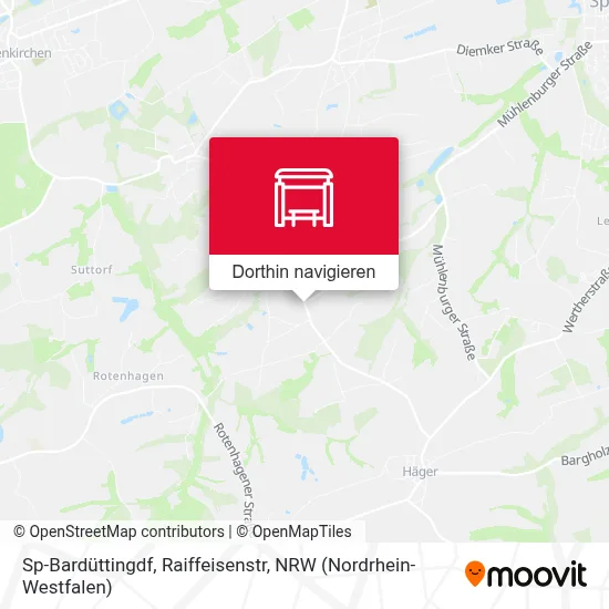 Sp-Bardüttingdf, Raiffeisenstr Karte