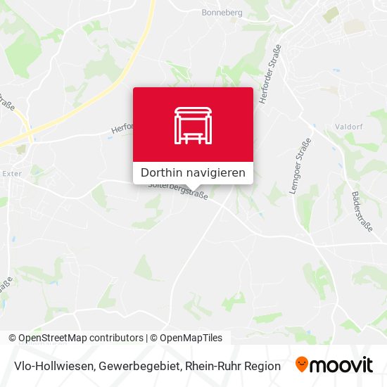 Vlo-Hollwiesen, Gewerbegebiet Karte