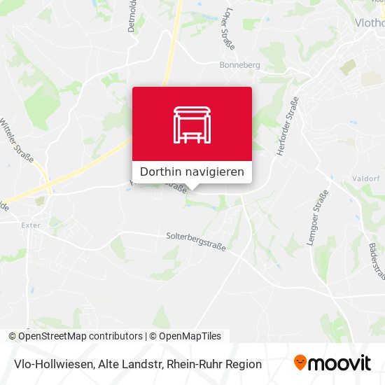 Vlo-Hollwiesen, Alte Landstr Karte