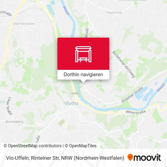 Vlo-Uffeln, Rintelner Str Karte