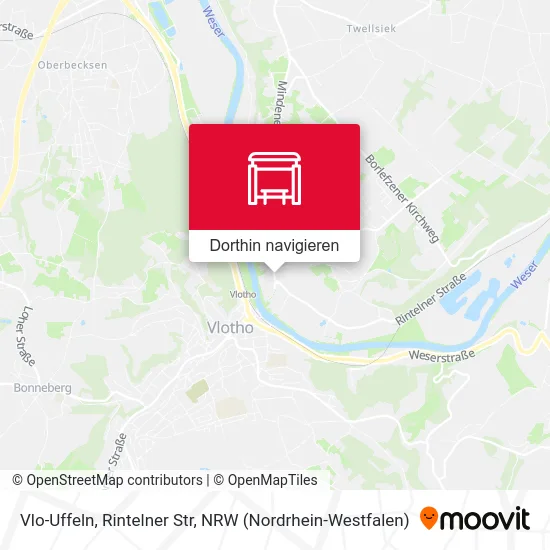 Vlo-Uffeln, Rintelner Str Karte