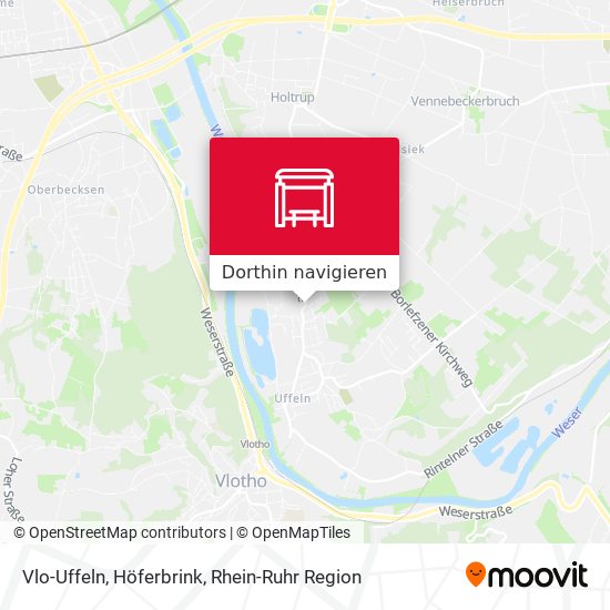 Vlo-Uffeln, Höferbrink Karte