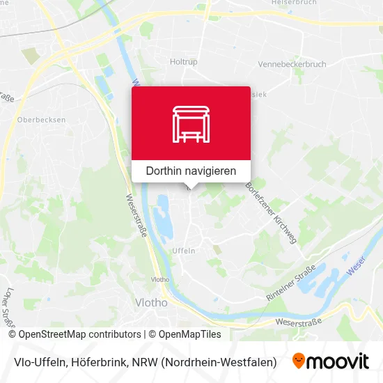 Vlo-Uffeln, Höferbrink Karte