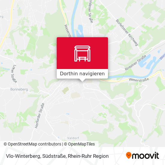 Vlo-Winterberg, Südstraße Karte