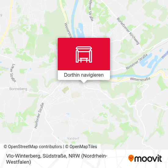 Vlo-Winterberg, Südstraße Karte