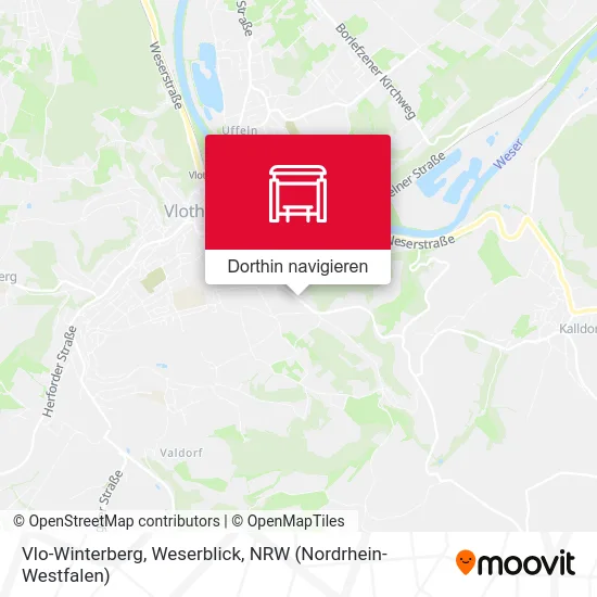 Vlo-Winterberg, Weserblick Karte