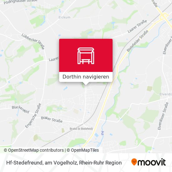 Hf-Stedefreund, am Vogelholz Karte