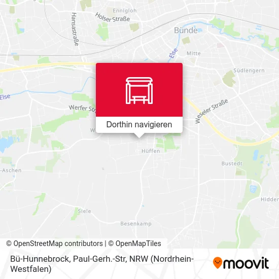 Bü-Hunnebrock, Paul-Gerh.-Str Karte