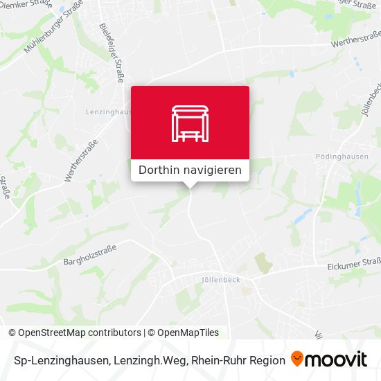Sp-Lenzinghausen, Lenzingh.Weg Karte