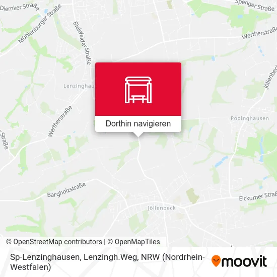 Sp-Lenzinghausen, Lenzingh.Weg Karte