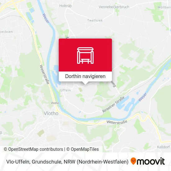 Vlo-Uffeln, Grundschule Karte