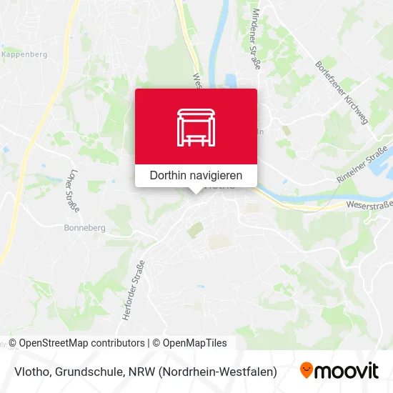 Vlotho, Grundschule Karte