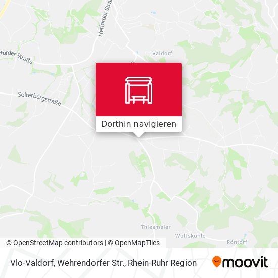 Vlo-Valdorf, Wehrendorfer Str. Karte