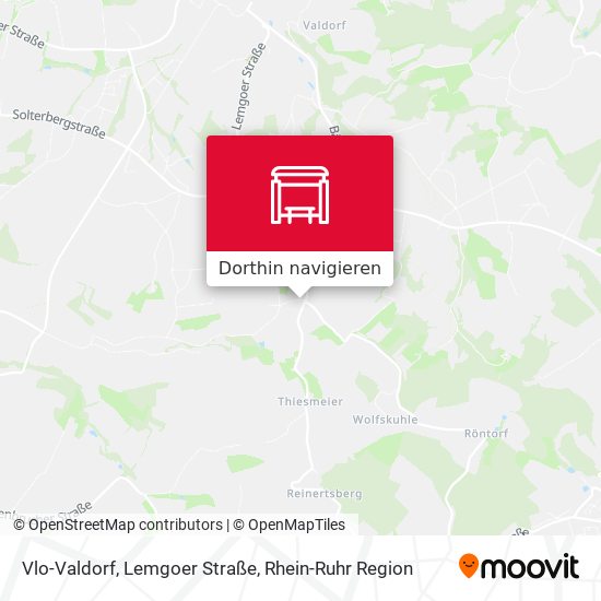 Vlo-Valdorf, Lemgoer Straße Karte