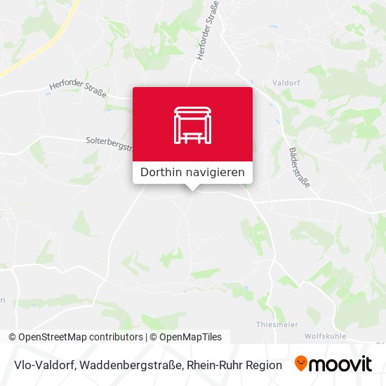 Vlo-Valdorf, Waddenbergstraße Karte