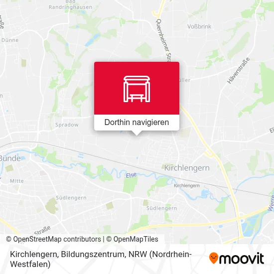 Kirchlengern, Bildungszentrum Karte