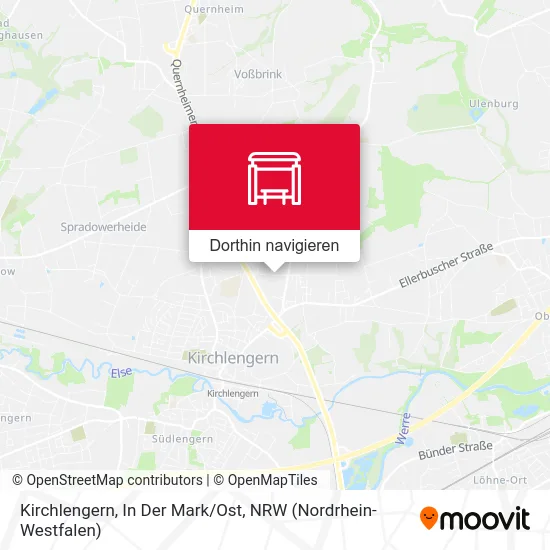 Kirchlengern, In Der Mark/Ost Karte