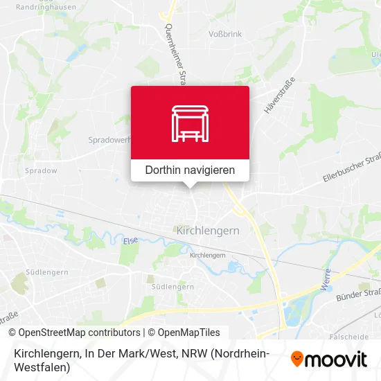 Kirchlengern, In Der Mark/West Karte