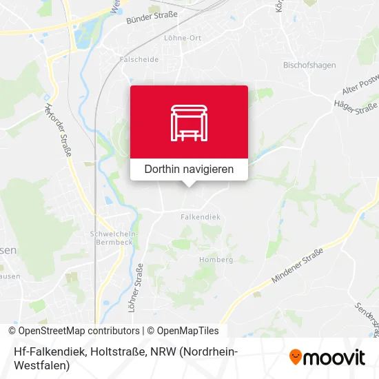 Hf-Falkendiek, Holtstraße Karte