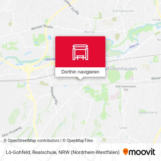 Lö-Gohfeld, Realschule Karte