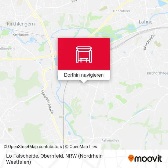 Lö-Falscheide, Obernfeld Karte