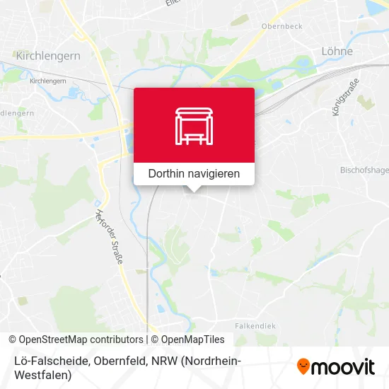 Lö-Falscheide, Obernfeld Karte