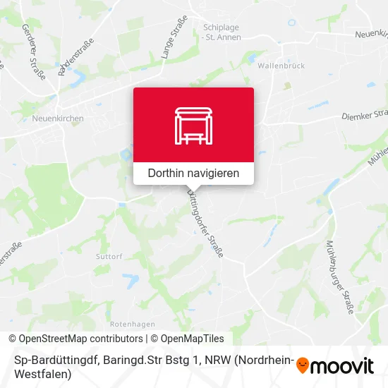 Sp-Bardüttingdf, Baringd.Str Bstg 1 Karte