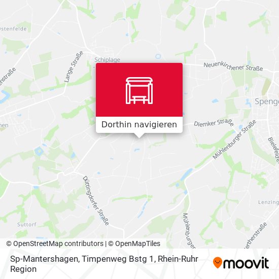 Sp-Mantershagen, Timpenweg Bstg 1 Karte