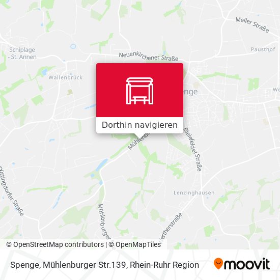 Spenge, Mühlenburger Str.139 Karte