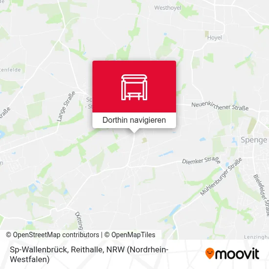 Sp-Wallenbrück, Reithalle Karte