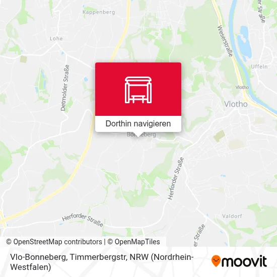 Vlo-Bonneberg, Timmerbergstr Karte