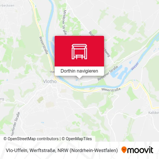 Vlo-Uffeln, Werftstraße Karte