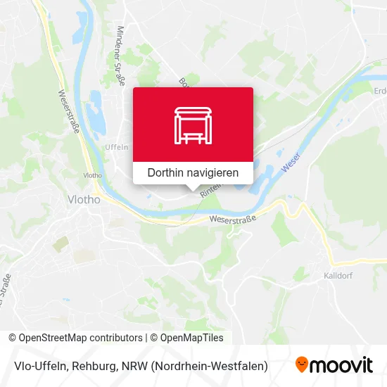 Vlo-Uffeln, Rehburg Karte