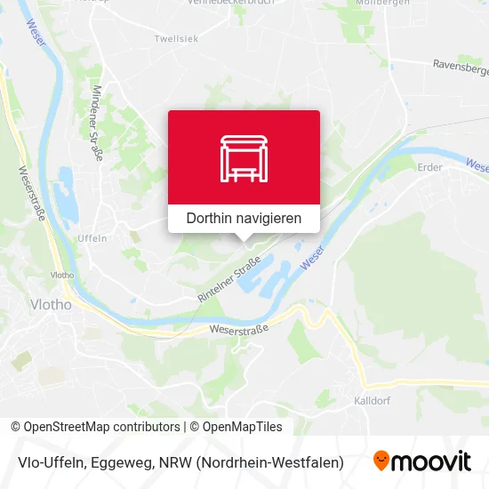 Vlo-Uffeln, Eggeweg Karte