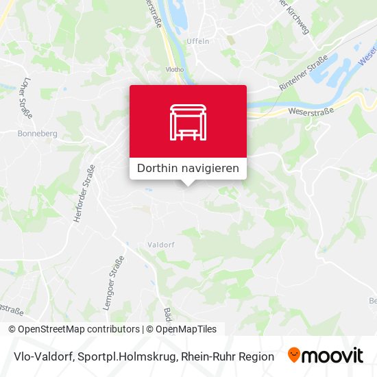 Vlo-Valdorf, Sportpl.Holmskrug Karte