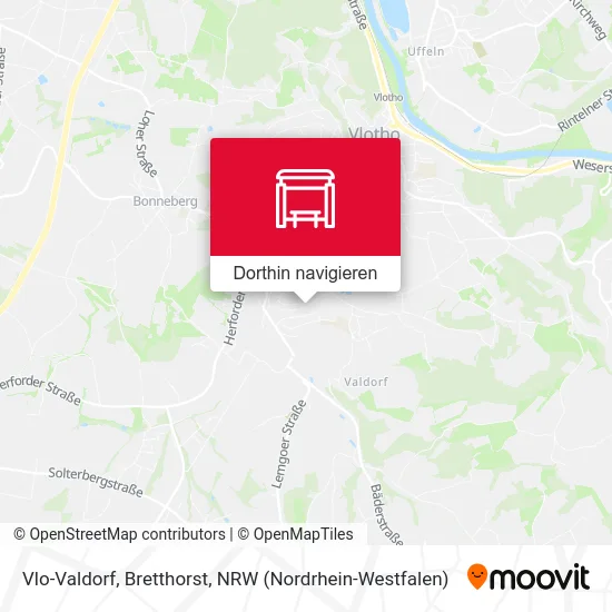 Vlo-Valdorf, Bretthorst Karte