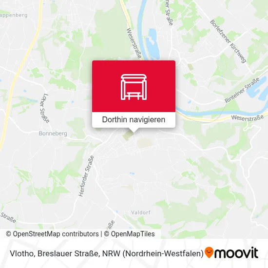 Vlotho, Breslauer Straße Karte