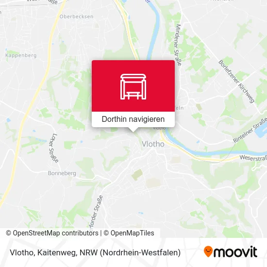 Vlotho, Kaitenweg Karte