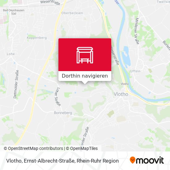 Vlotho, Ernst-Albrecht-Straße Karte