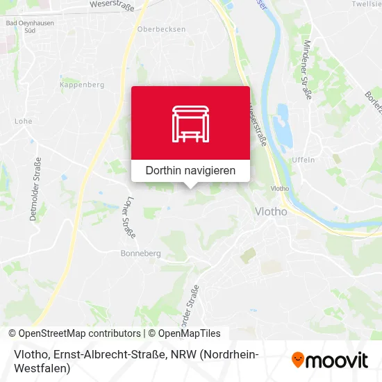 Vlotho, Ernst-Albrecht-Straße Karte